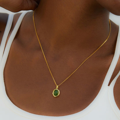 Jade Ovale Necklace