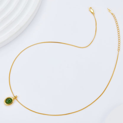 Jade Ovale Necklace