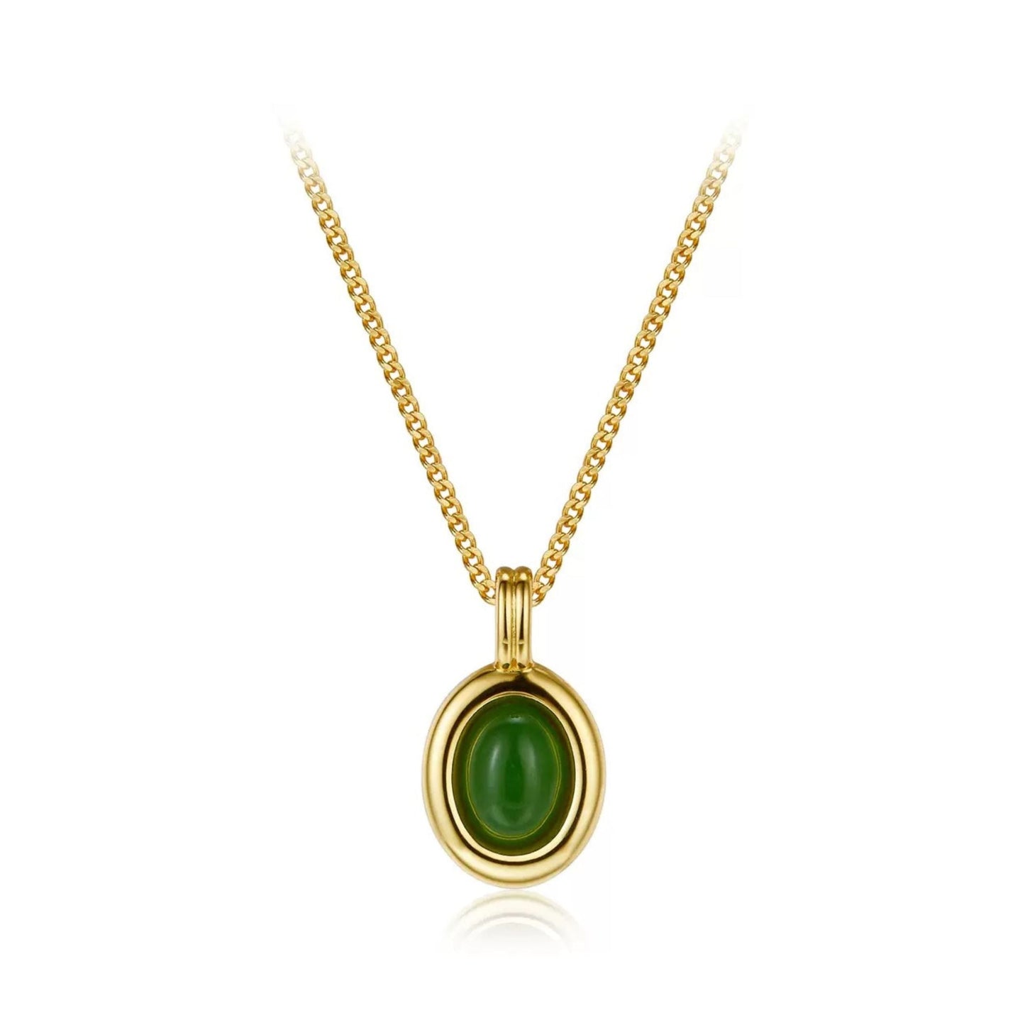 Jade Ovale Necklace