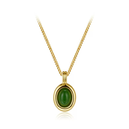 Jade Ovale Necklace