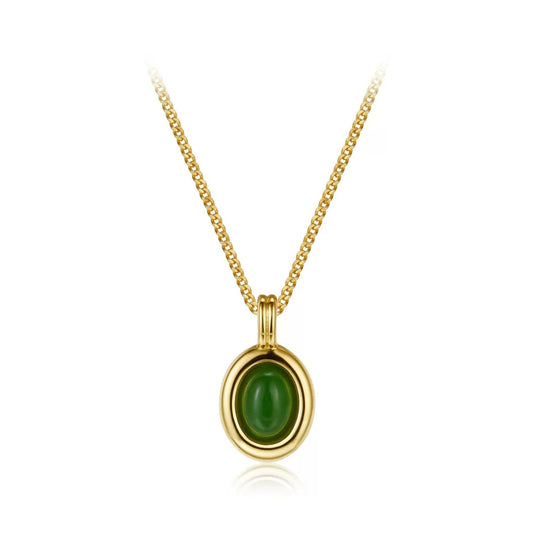 Jade Ovale Necklace