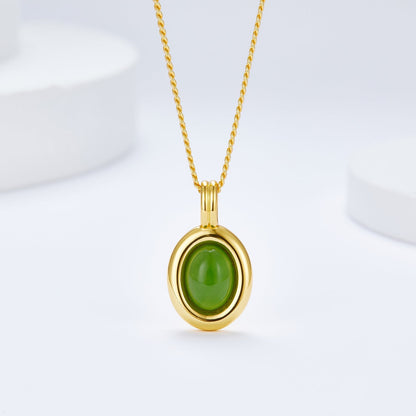 Jade Ovale Necklace