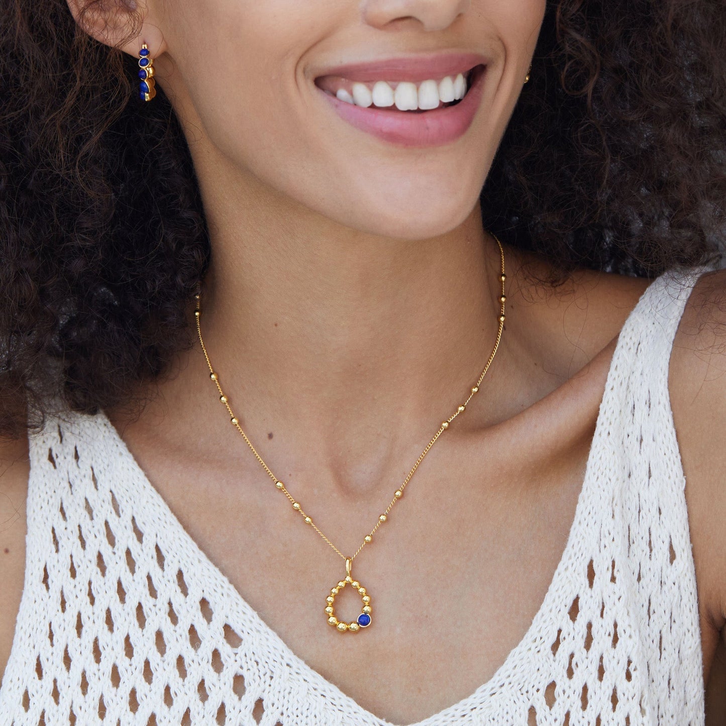 L’Anneau Bleu Necklace