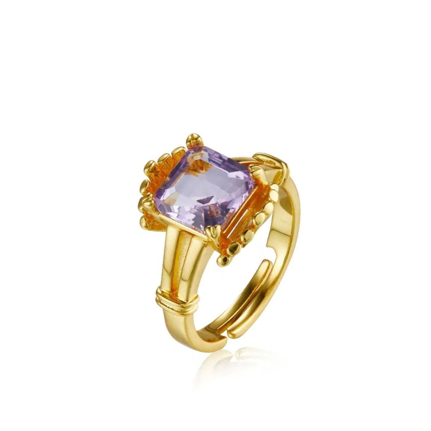 Lilac Crown Ring