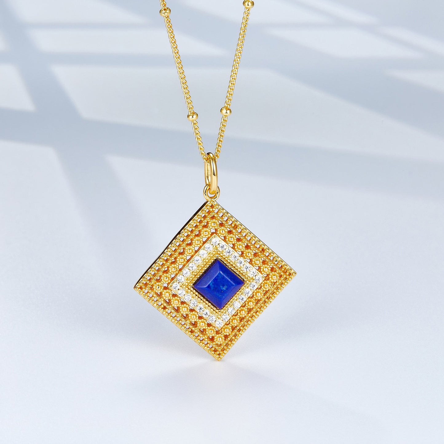 Louvre Lapis Necklace