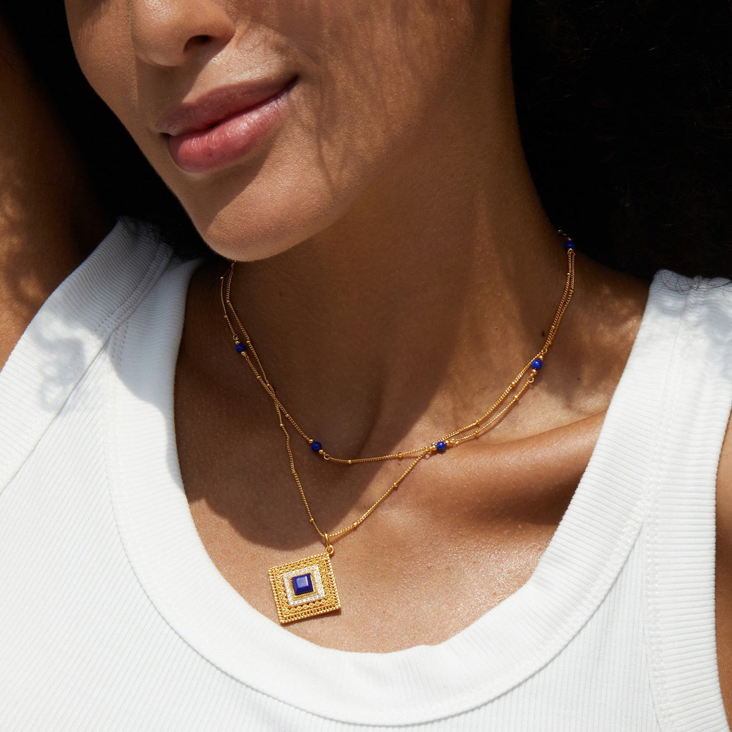 Louvre Lapis Necklace
