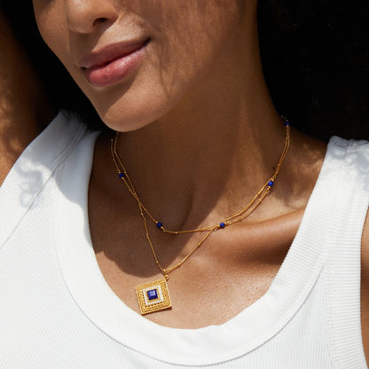 Louvre Lapis Necklace
