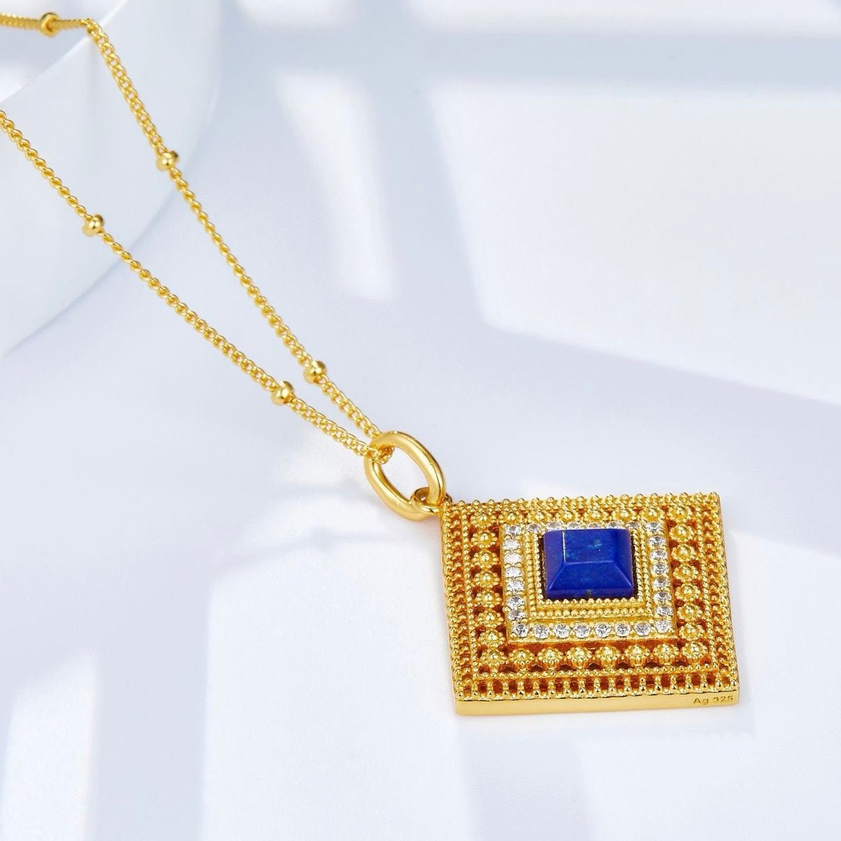 Louvre Lapis Necklace
