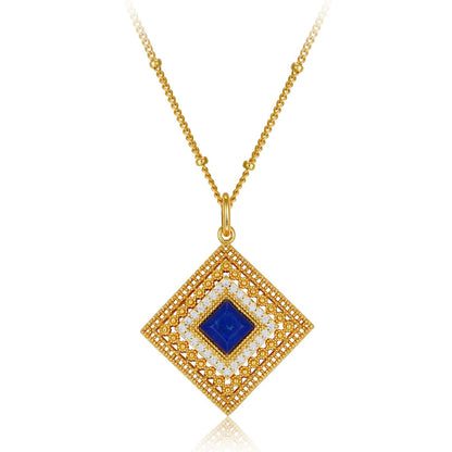 Louvre Lapis Necklace