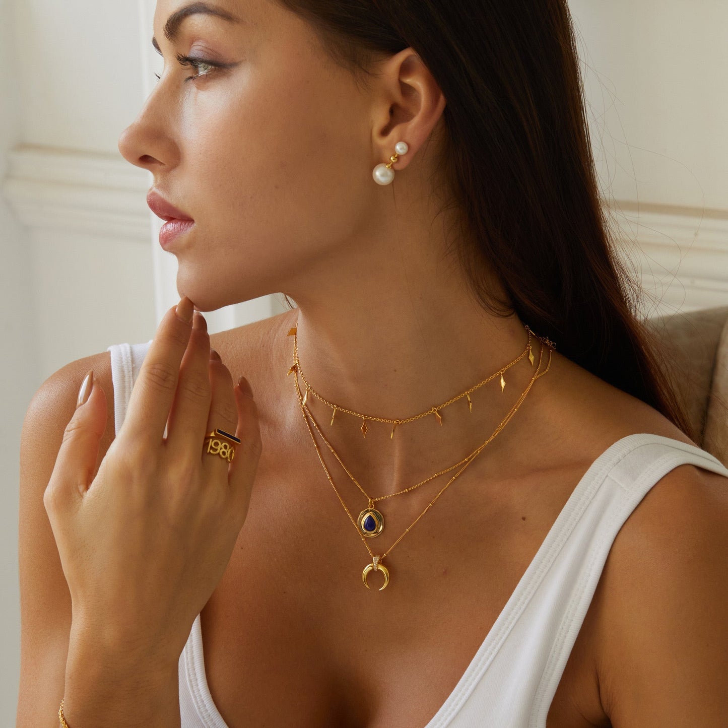 Midnight Drop Necklace