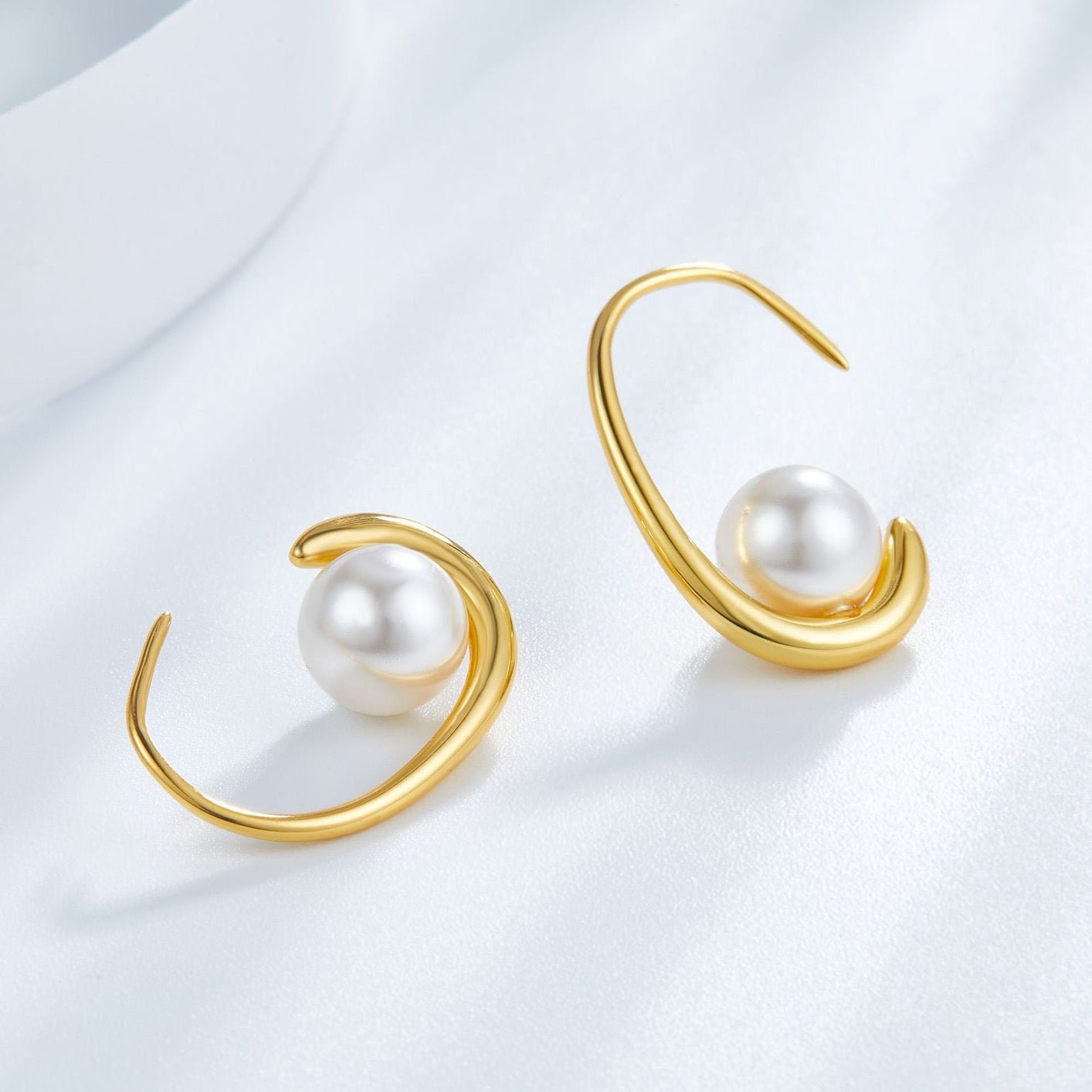 Moonlit Arc Earrings