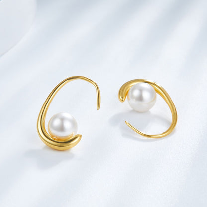 Moonlit Arc Earrings