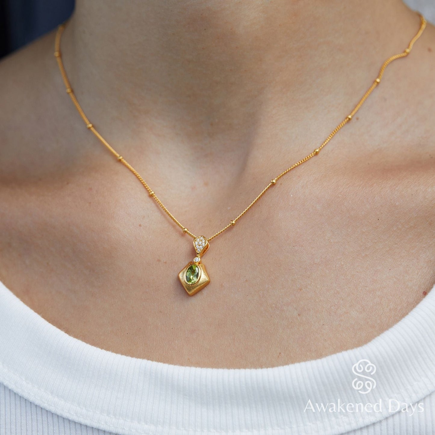 Olive Talisman Necklace