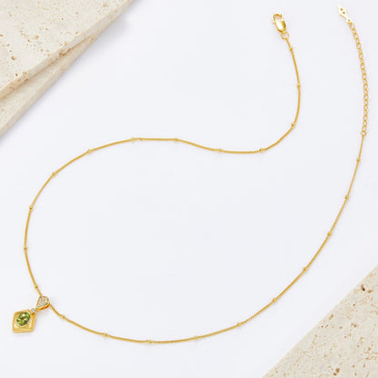 Olive Talisman Necklace