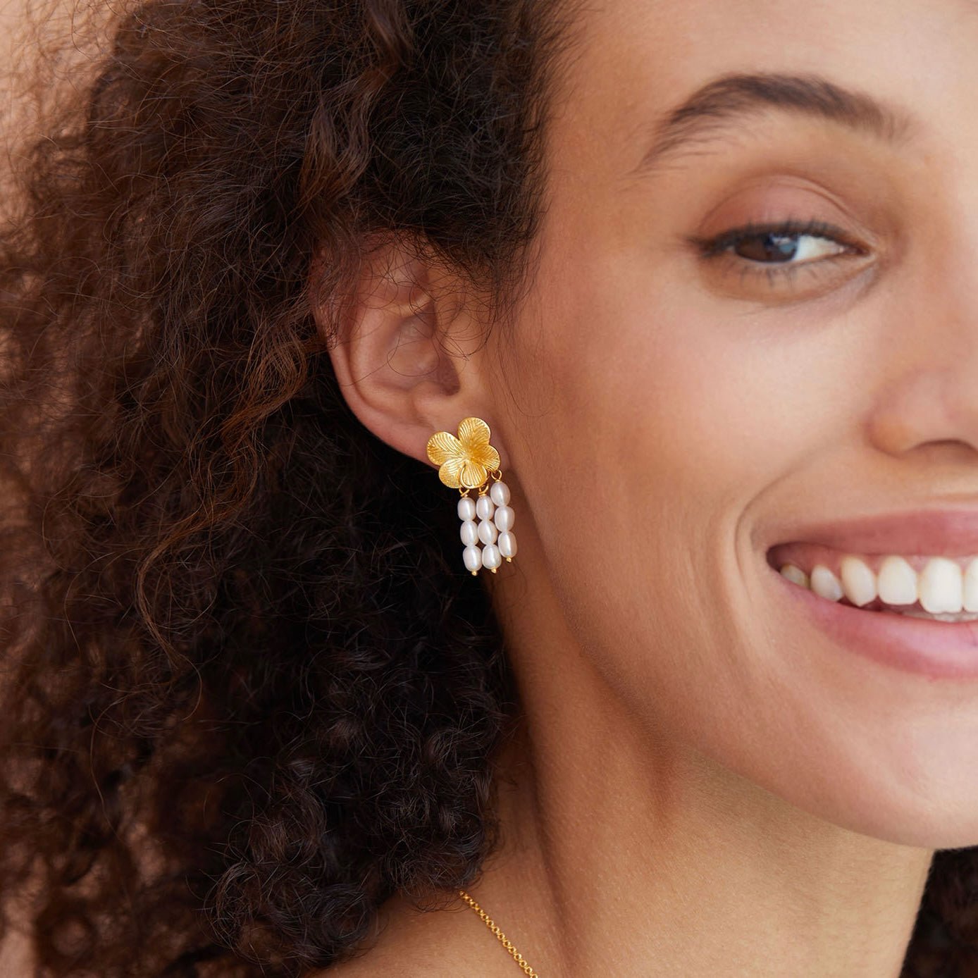 Pearl Cascade Earrings