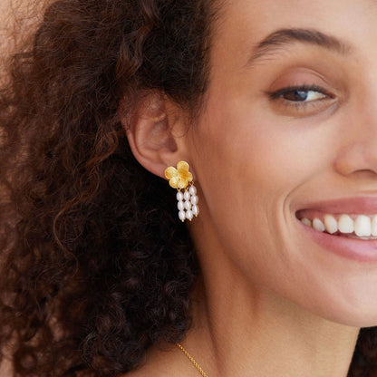 Pearl Cascade Earrings