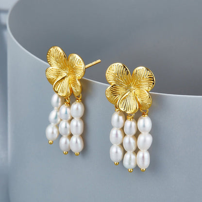 Pearl Cascade Earrings
