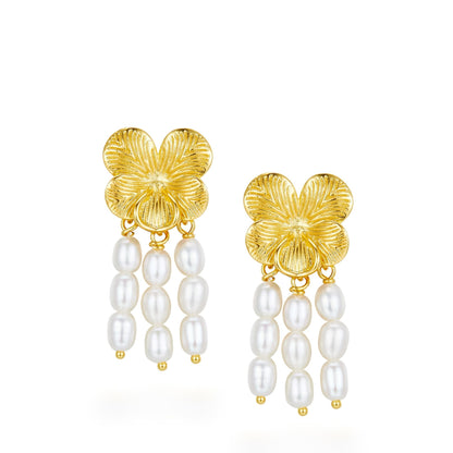 Pearl Cascade Earrings