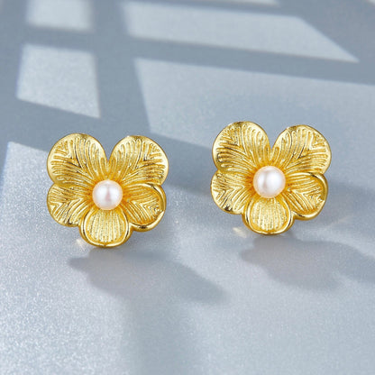 Petal Pearl Studs