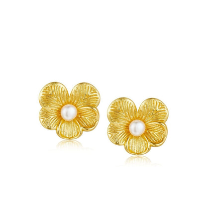 Petal Pearl Studs