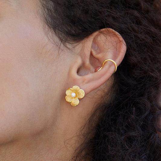 Petal Pearl Studs