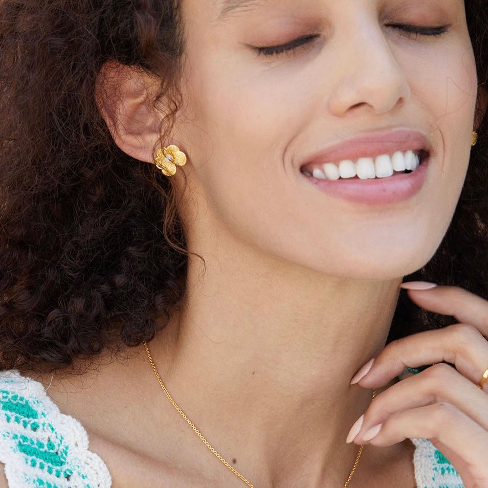 Petal Pearl Studs