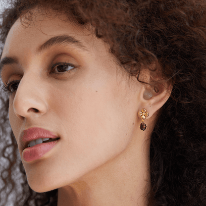 Rouge Fleur Earrings