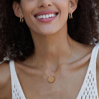 Solstice Medallion Necklace