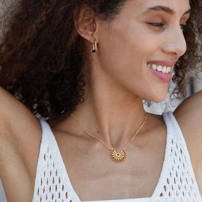 Solstice Medallion Necklace