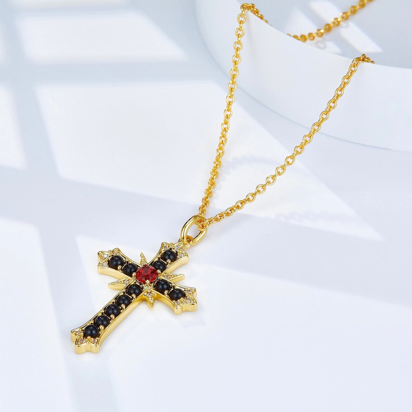 Sovereign Cross Necklace