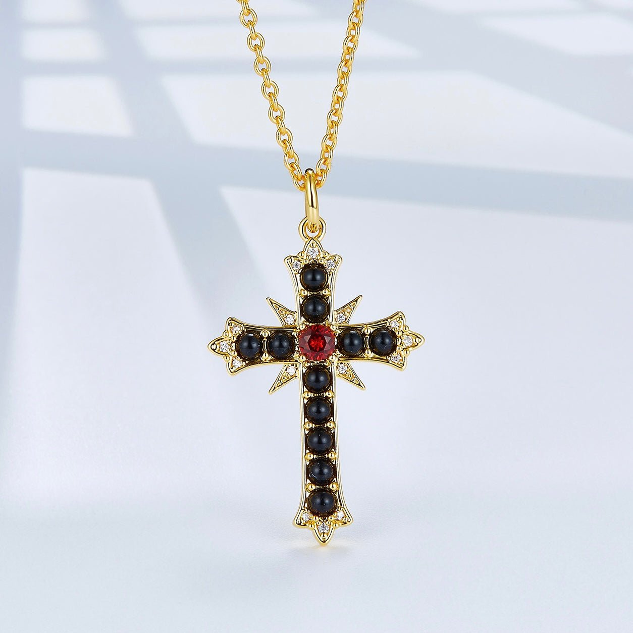 Sovereign Cross Necklace