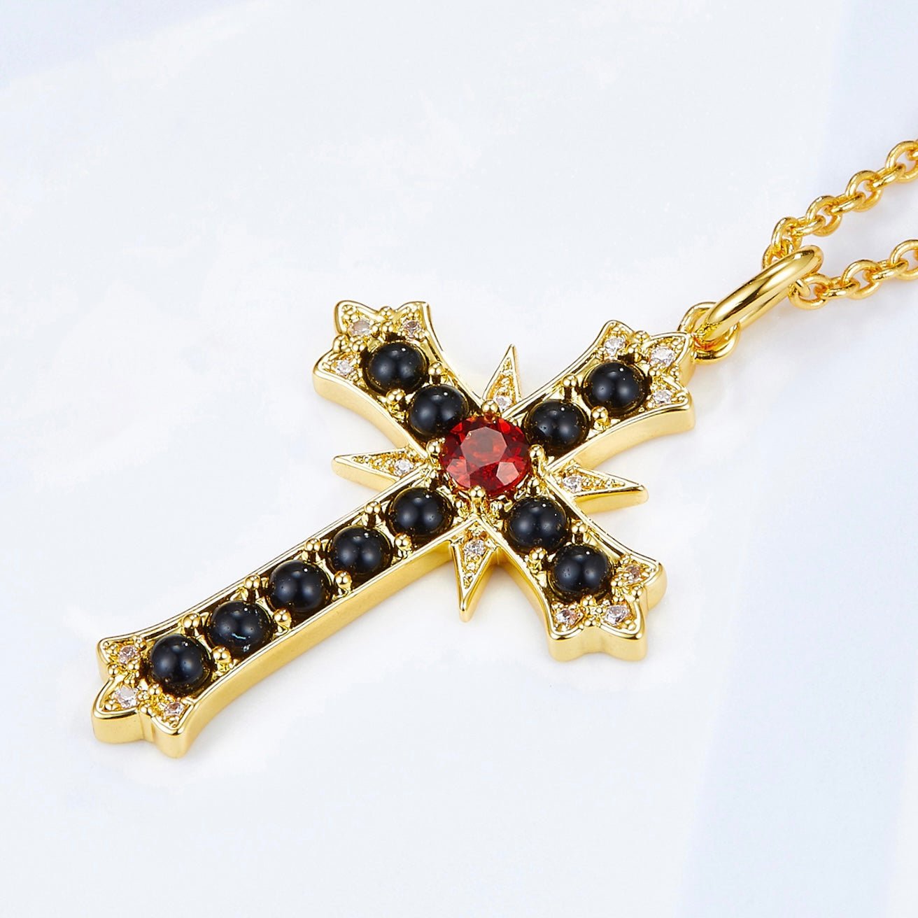 Sovereign Cross Necklace