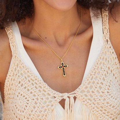 Sovereign Cross Necklace