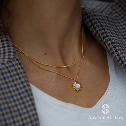 The Sun Medallion Necklace