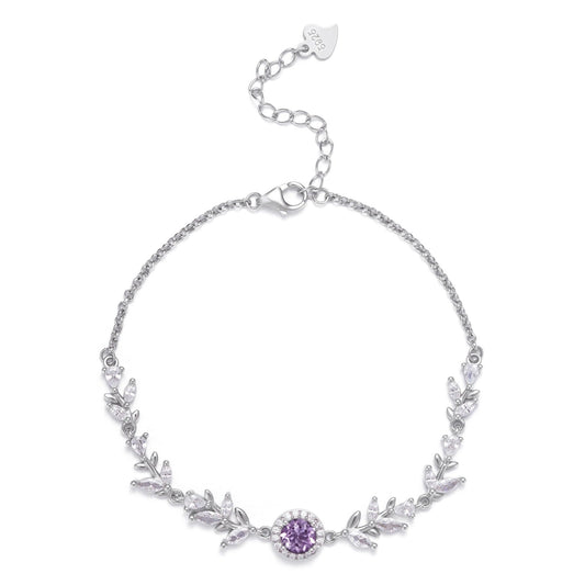 Wheatline Bracelet - Featuring Amethyst