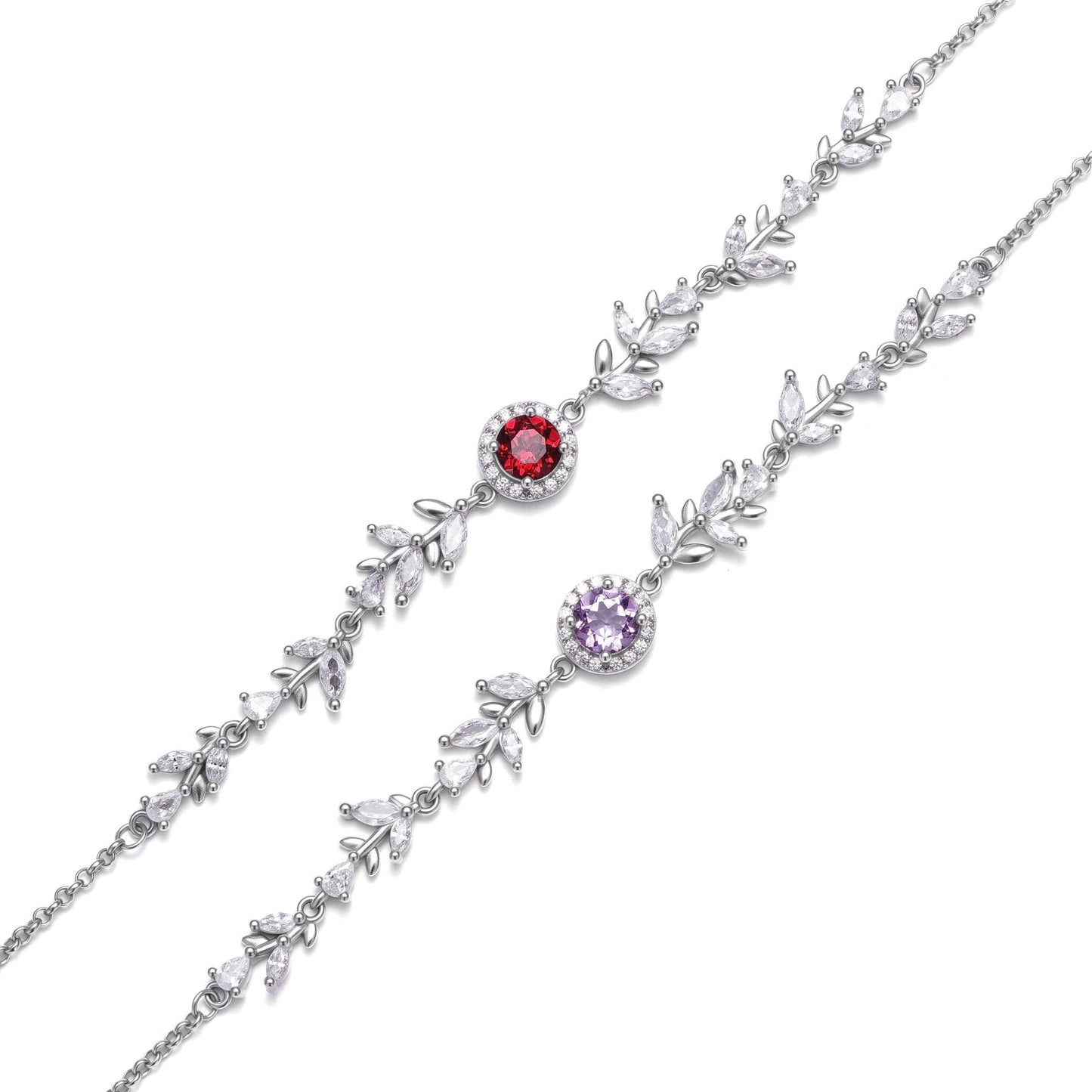 Wheatline Bracelet - Featuring Amethyst